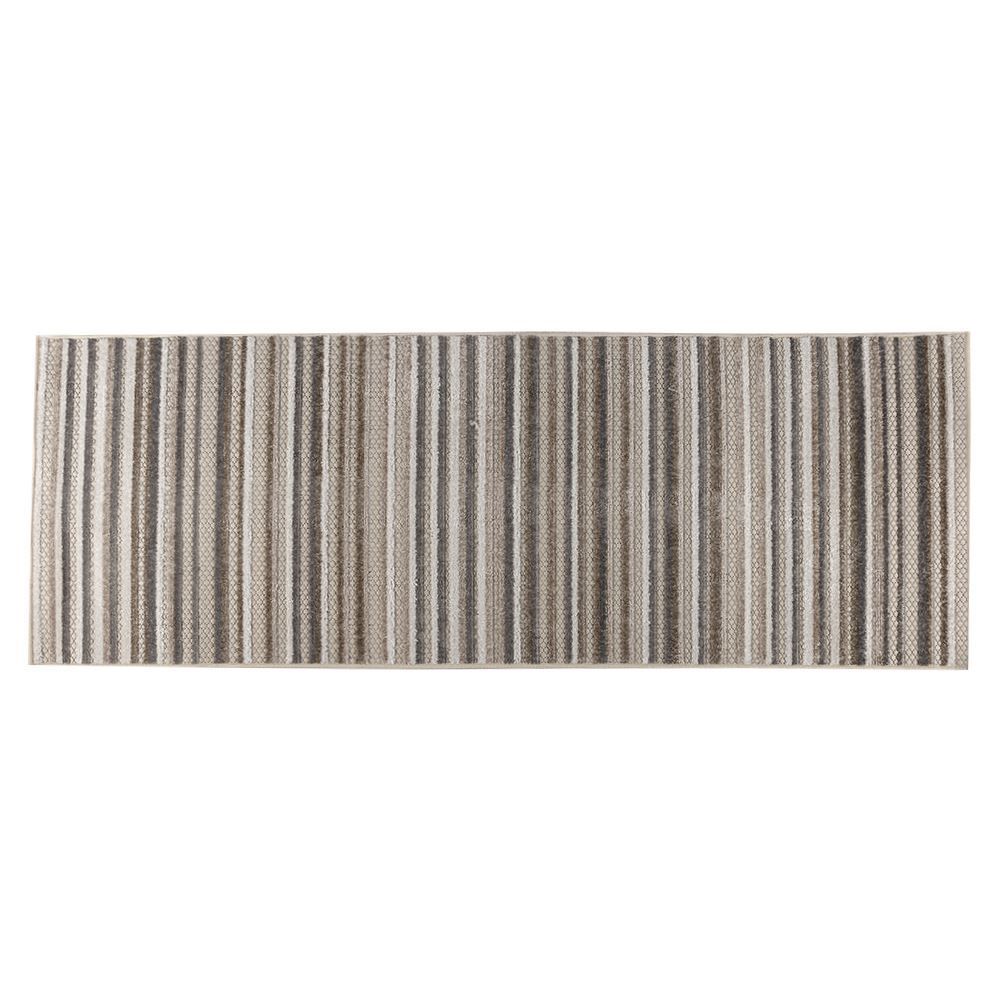 Tapete para Quarto e Sala 67Cmx1,80M Kyoto Havan Casa - Creme E Cinza