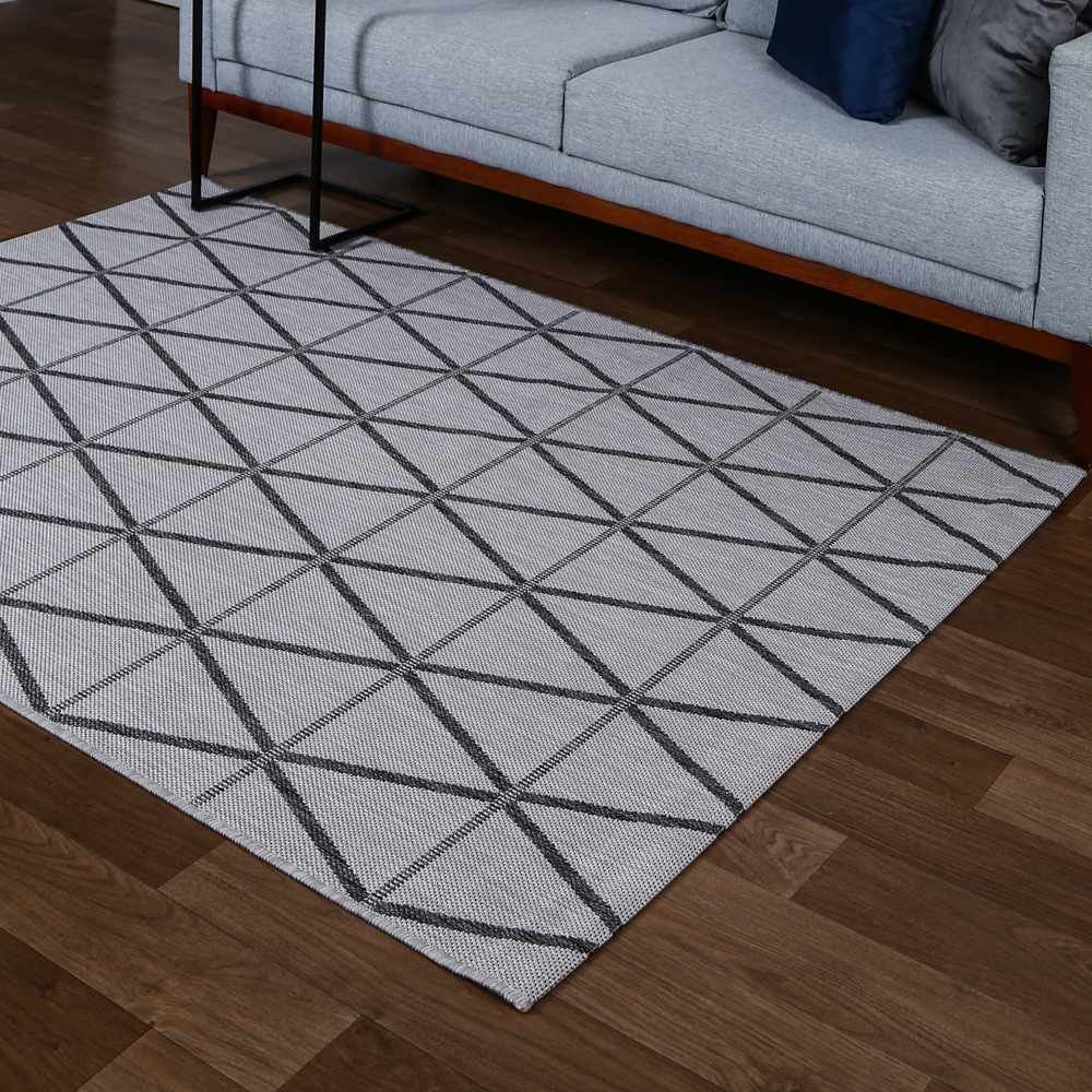 Tapete Para Quarto E Sala Amazonas Sisal 1,40X2,00 Havan  - Grafite e Cinza