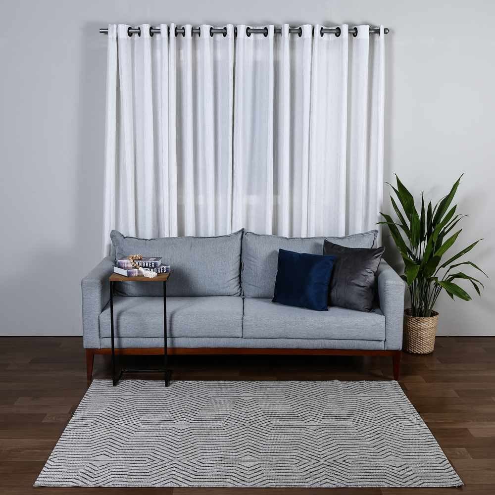 Tapete Para Quarto E Sala Amazonas Sisal 1,40X2,00 Havan  - Sisal Prata