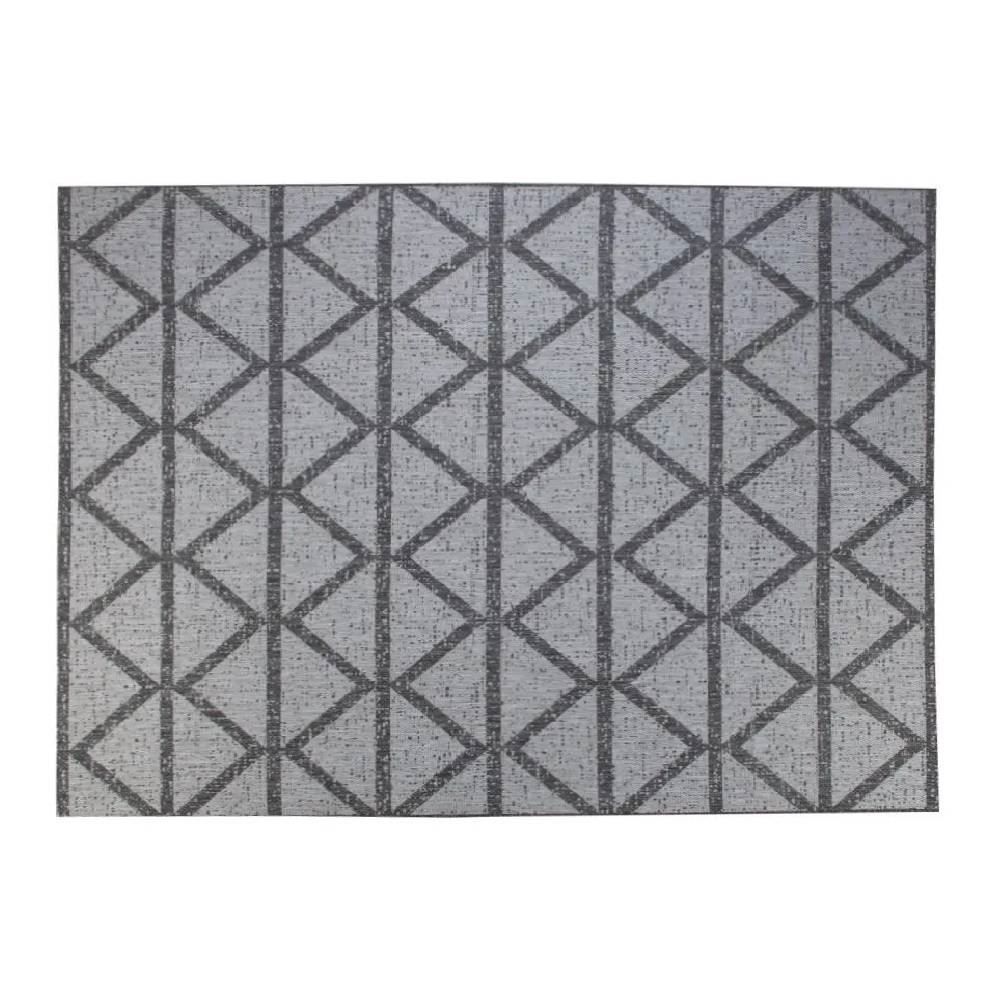 Tapete para Quarto e Sala Amazonas Sisal 1,40X2,00 Metros Havan  - Geométrico Cinza