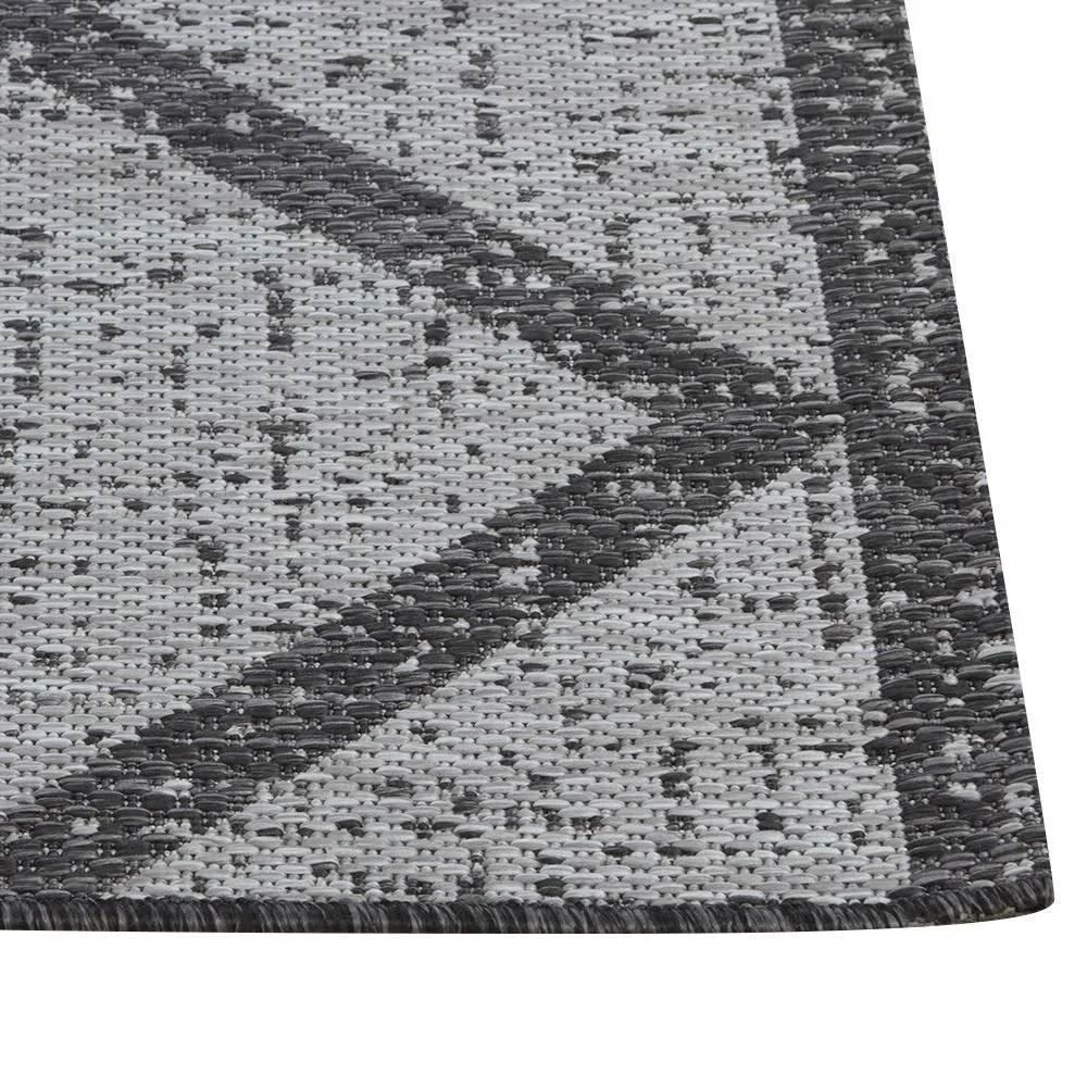 Tapete para Quarto e Sala Amazonas Sisal 1,40X2,00 Metros Havan  - Geométrico Cinza