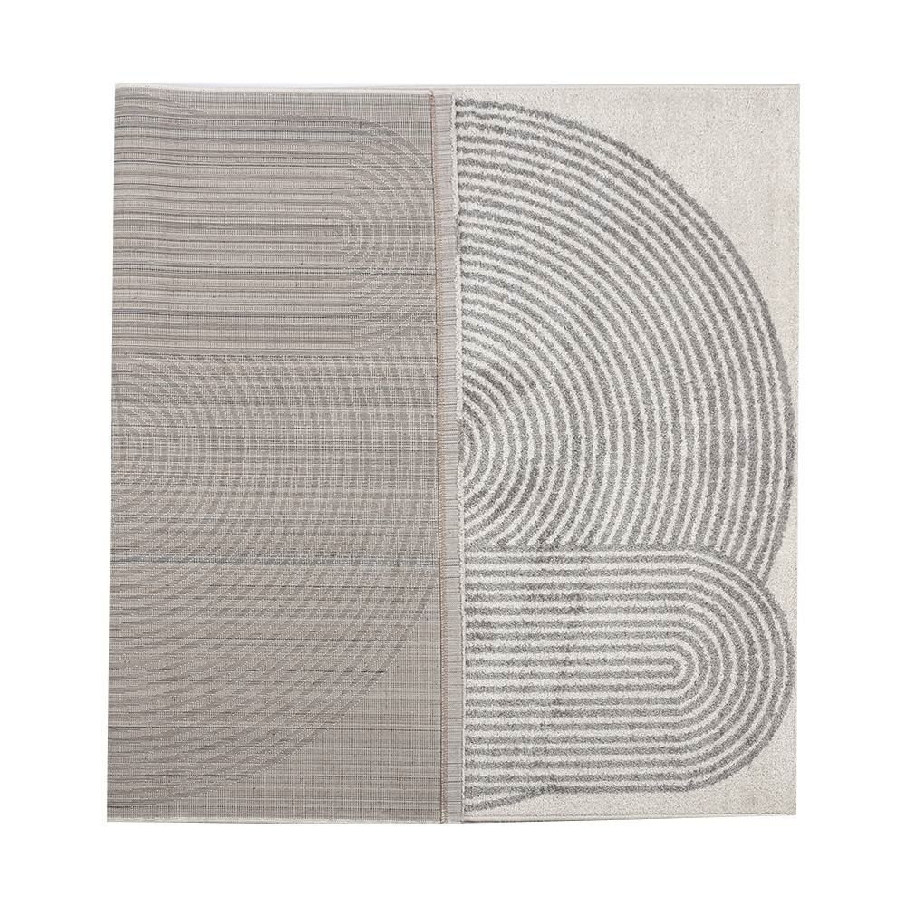 Tapete Para Quarto E Sala Lotus 1,40X2,0 M Havan Casa - Design Cinza