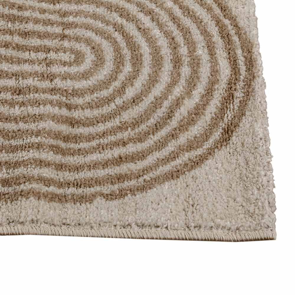 Tapete para Quarto e Sala Lotus 1,40X2,00 m Havan Casa - Design Bege