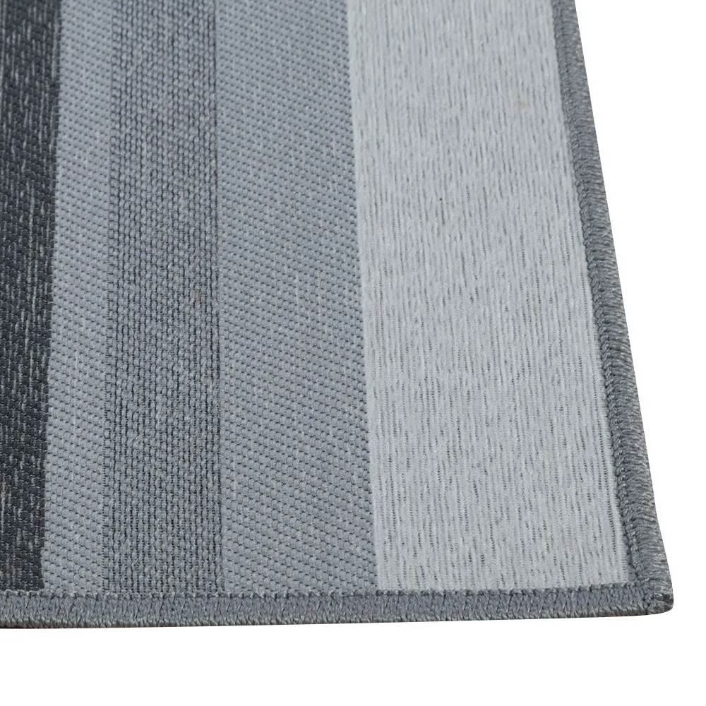 Tapete para Quarto e Sala 1,50X2,00 m Siena Havan Casa - Grafite 52 Faixas