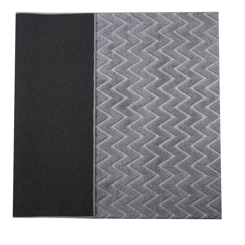 Tapete Para Quarto Ou Sala 1,40X2,00M Milano Havan Casa - Cinza Chevron