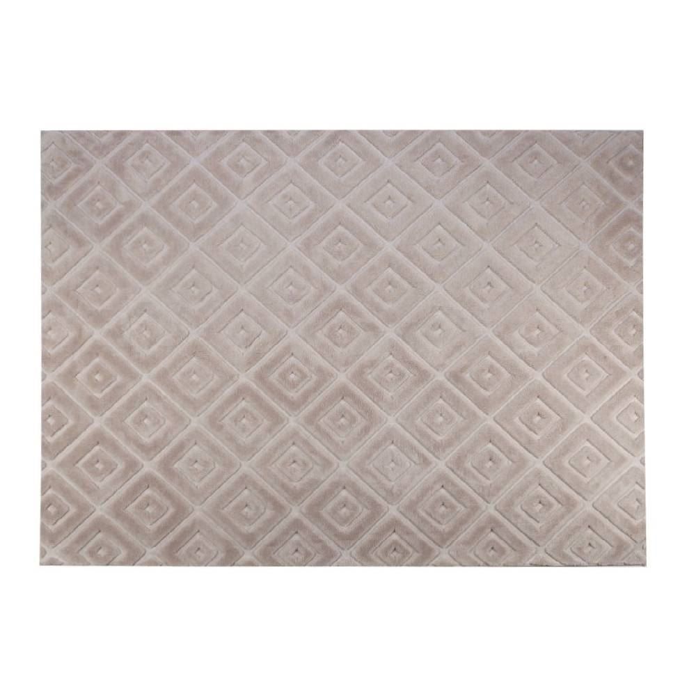 Tapete Para Quarto Ou Sala 1,40X2,00 M Milano Havan Casa - Bege Losango