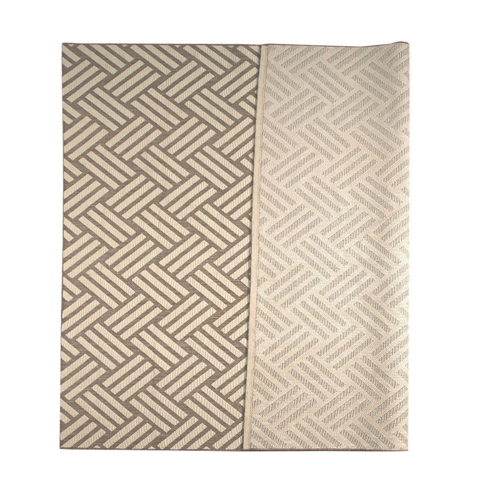 Tapete Para Quarto Ou Sala 1,40X2,00M Santorini Havan Casa - Natural Tramado 