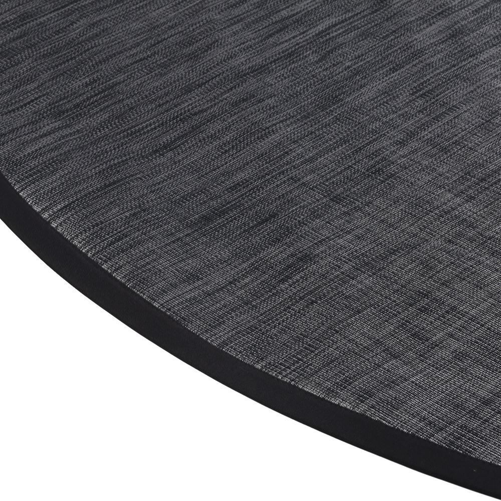 Tapete Para Quarto Ou Sala 2,00X2,00 M Titanium Redondo Havan Casa - Preto