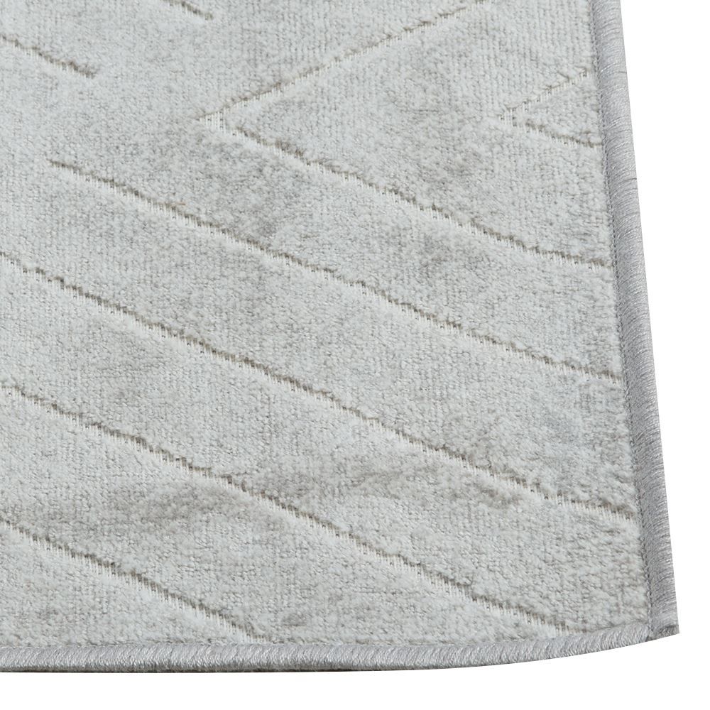 Tapete Para Quarto Ou Sala 2,00X2,40 M Faro Havan Casa - Escamas Cinza E Bege