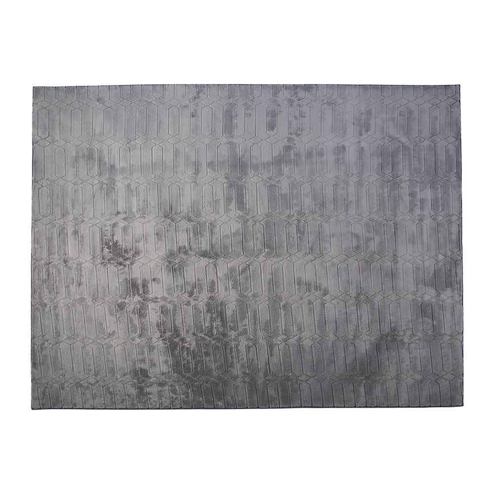 Tapete para Quarto Ou Sala 2,00X2,50M Bellagio Havan Casa - Hexágono Chumbo