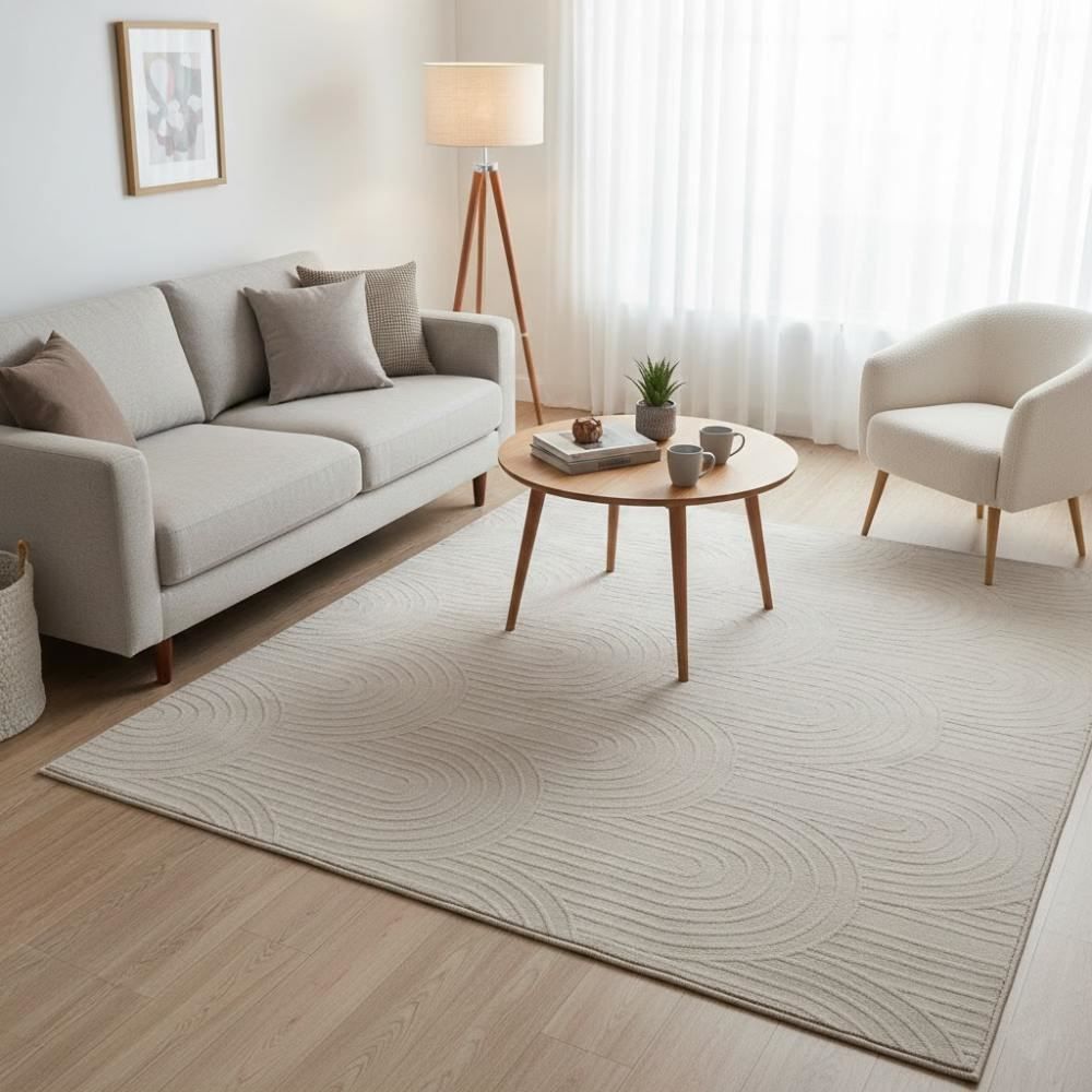 Tapete para Quarto Ou Sala 2,00X3,00 m Bellagio Havan Casa - Bege Flow