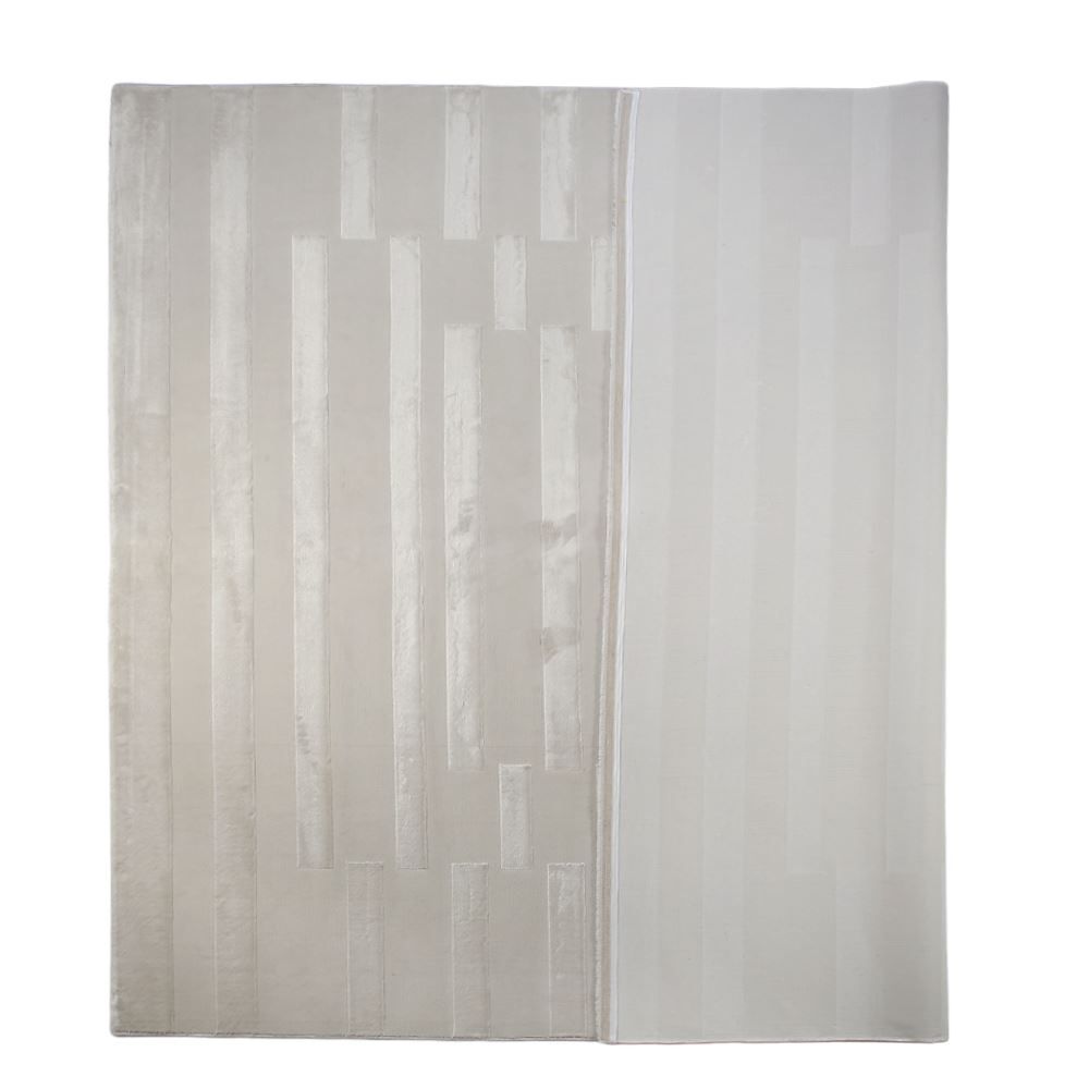 Tapete para Quarto Ou Sala 2,50X3,00 m Provence Havan Casa - Faixas Bege