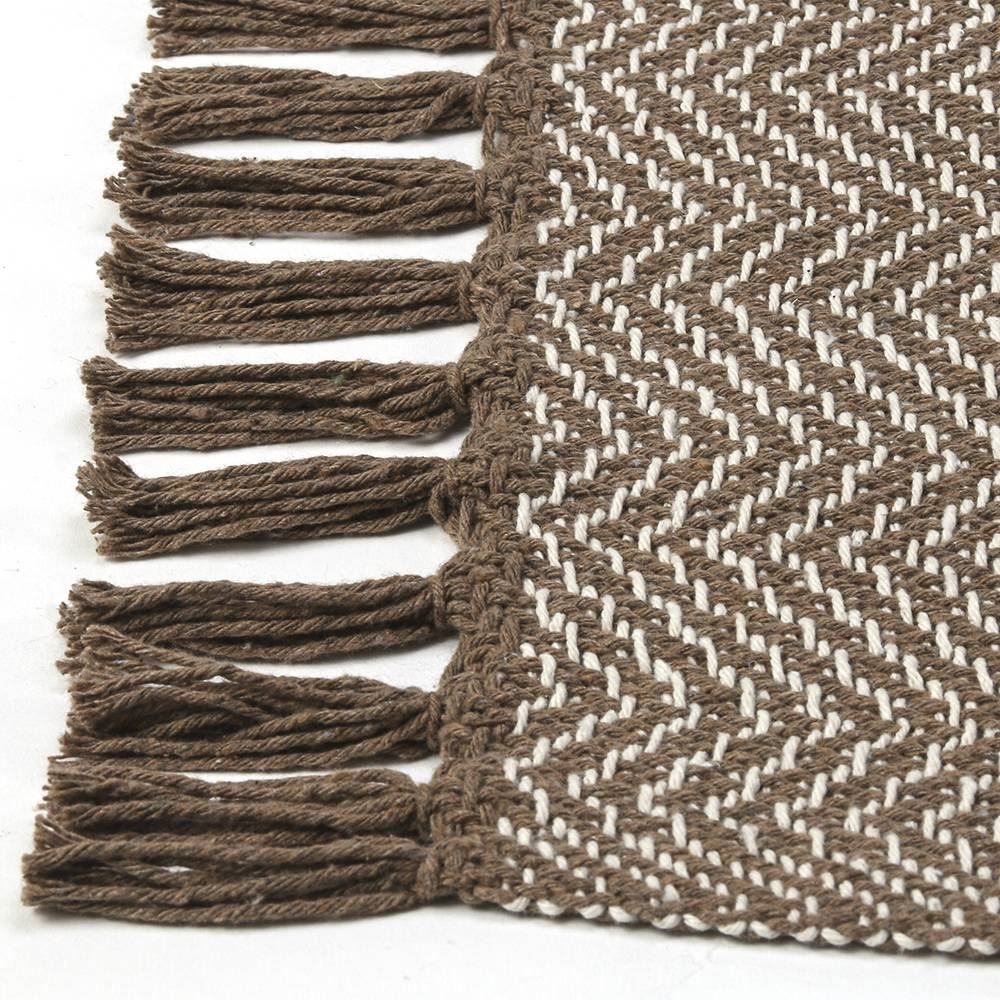 Tapete Para Quarto Ou Sala 50X120 Cm Naturalle Havan Casa - Marrom