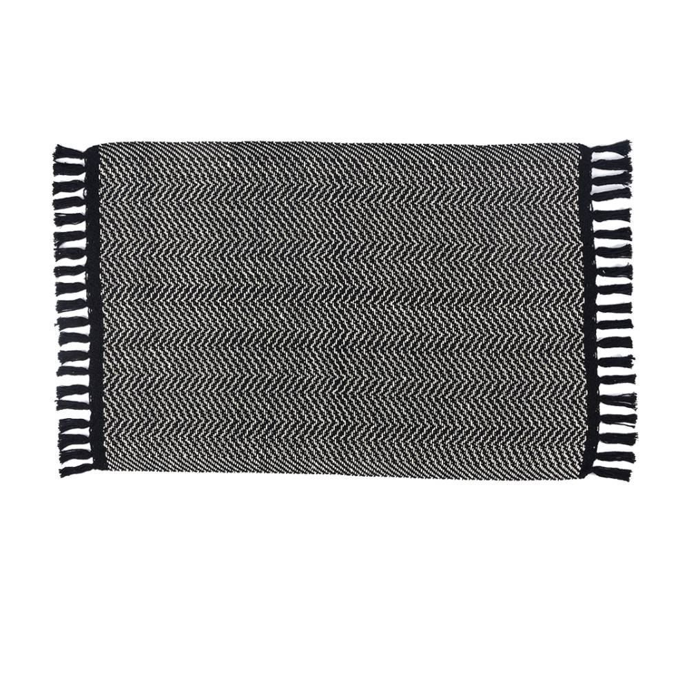 Tapete Para Quarto Ou Sala 50X80 Cm Naturalle Havan Casa - Preto