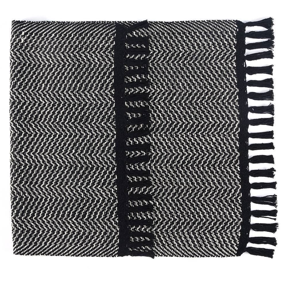 Tapete Para Quarto Ou Sala 50X80 Cm Naturalle Havan Casa - Preto