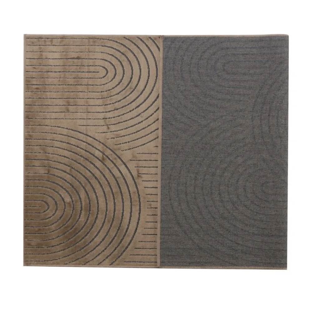 Tapete Para Quarto E Sala 60X100 Cm Faro Havan Casa - Arcos Caramelo