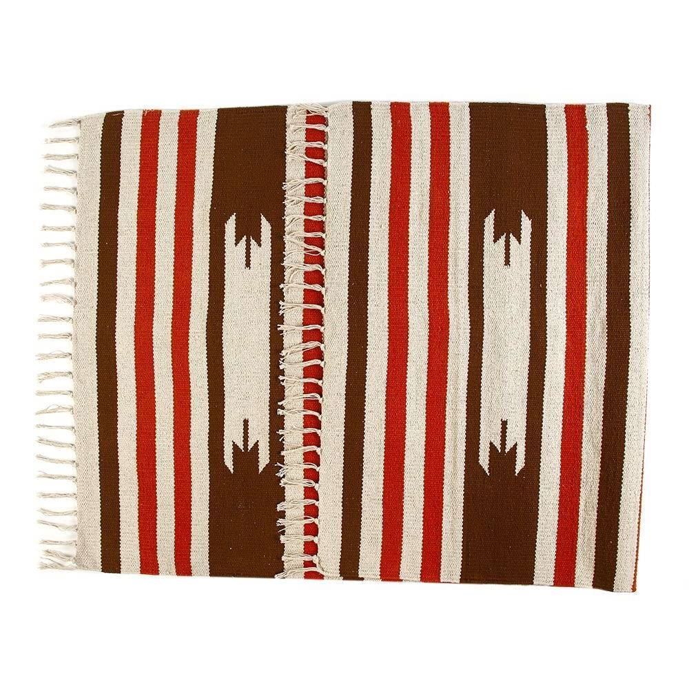 Tapete Para Quarto Ou Sala 80X150 Cm Kilim Havan Casa - Terracota TI