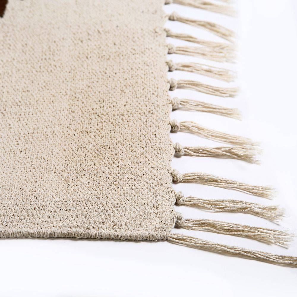 Tapete Para Quarto Ou Sala 80X150 Cm Kilim Havan Casa - Natural Terracota TI