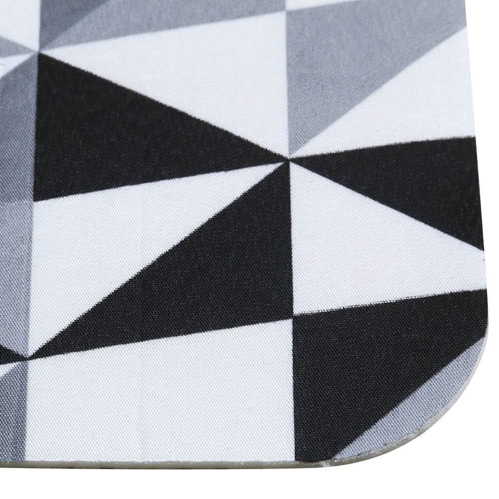 Tapete Para Quarto Ou Sala Tecil 40X120 Cm Havan Casa - Geométrico Preto