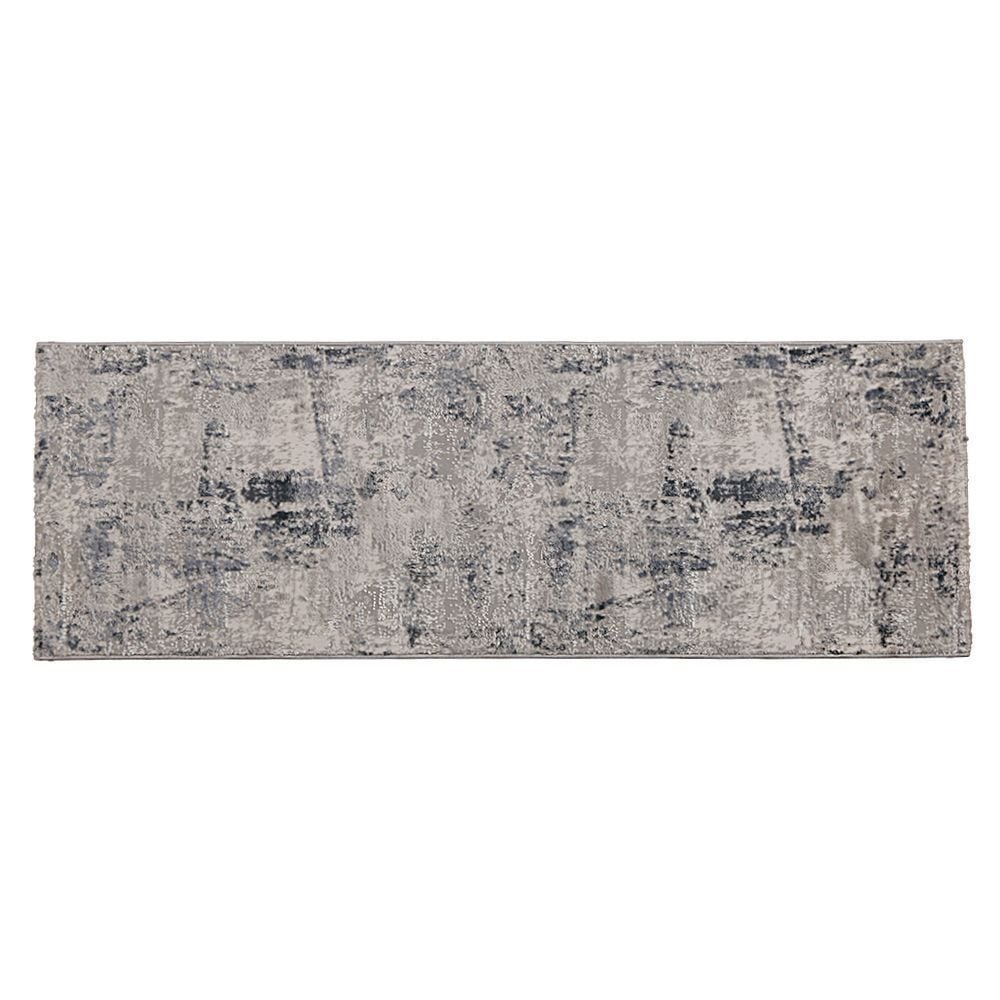 Tapete Passadeira 60Cmx1,80 m Ibiza Havan Casa - Cinza Azul