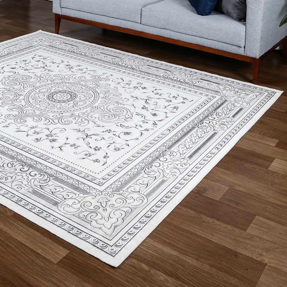 Tapete Belga 2,00X2,40M Quarto E Sala Havan Casa - Antracite 