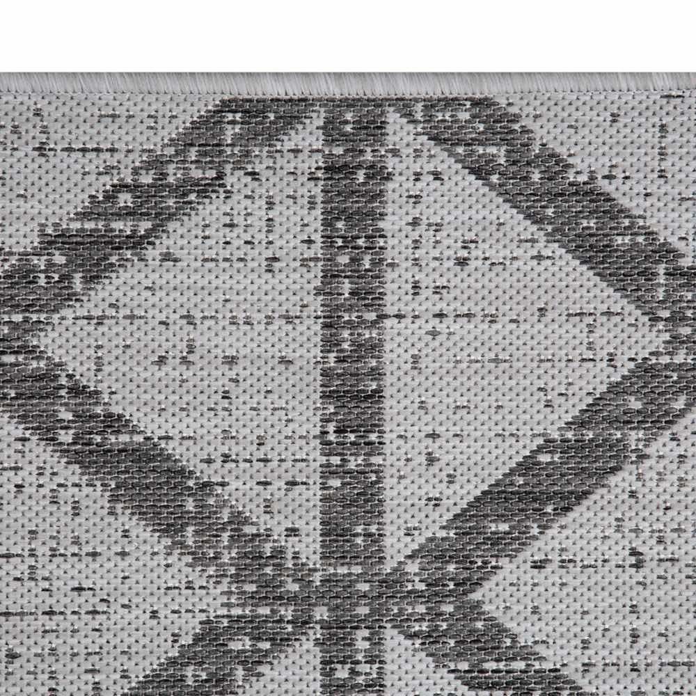 Tapete Passadeira Amazonas 0,80X1,50 M Havan Casa - Cinza geométrico