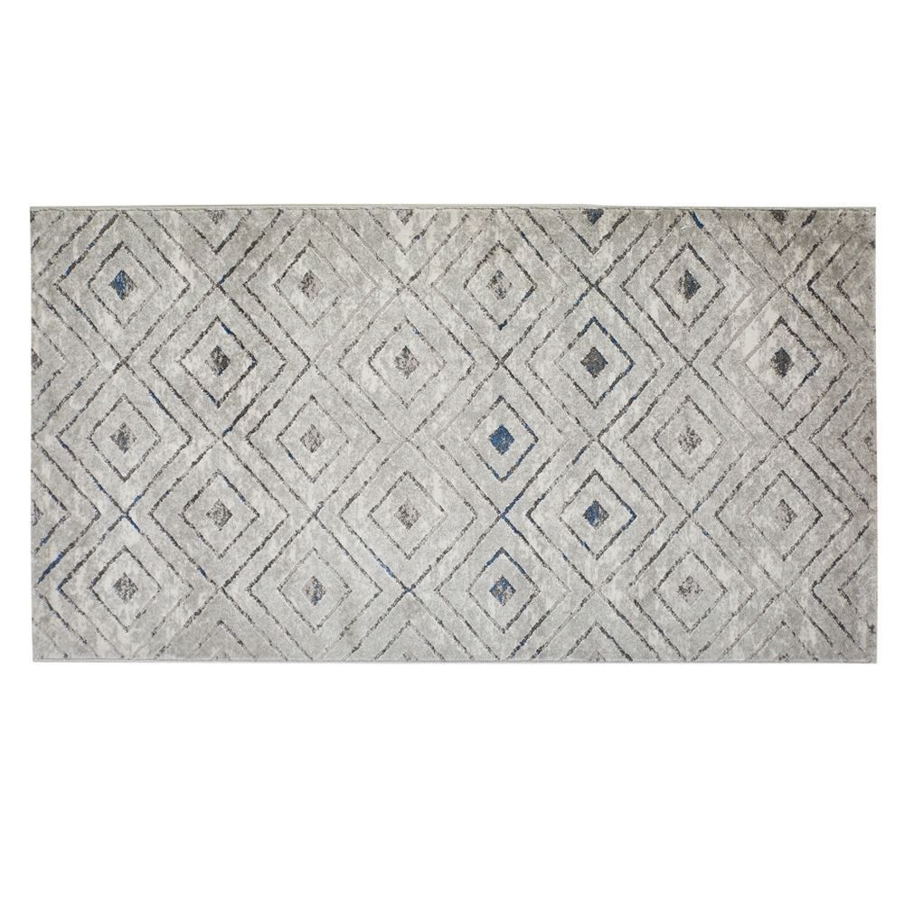 Tapete Passadeira Berlim 80X1,50M Havan  - Cinza B8559