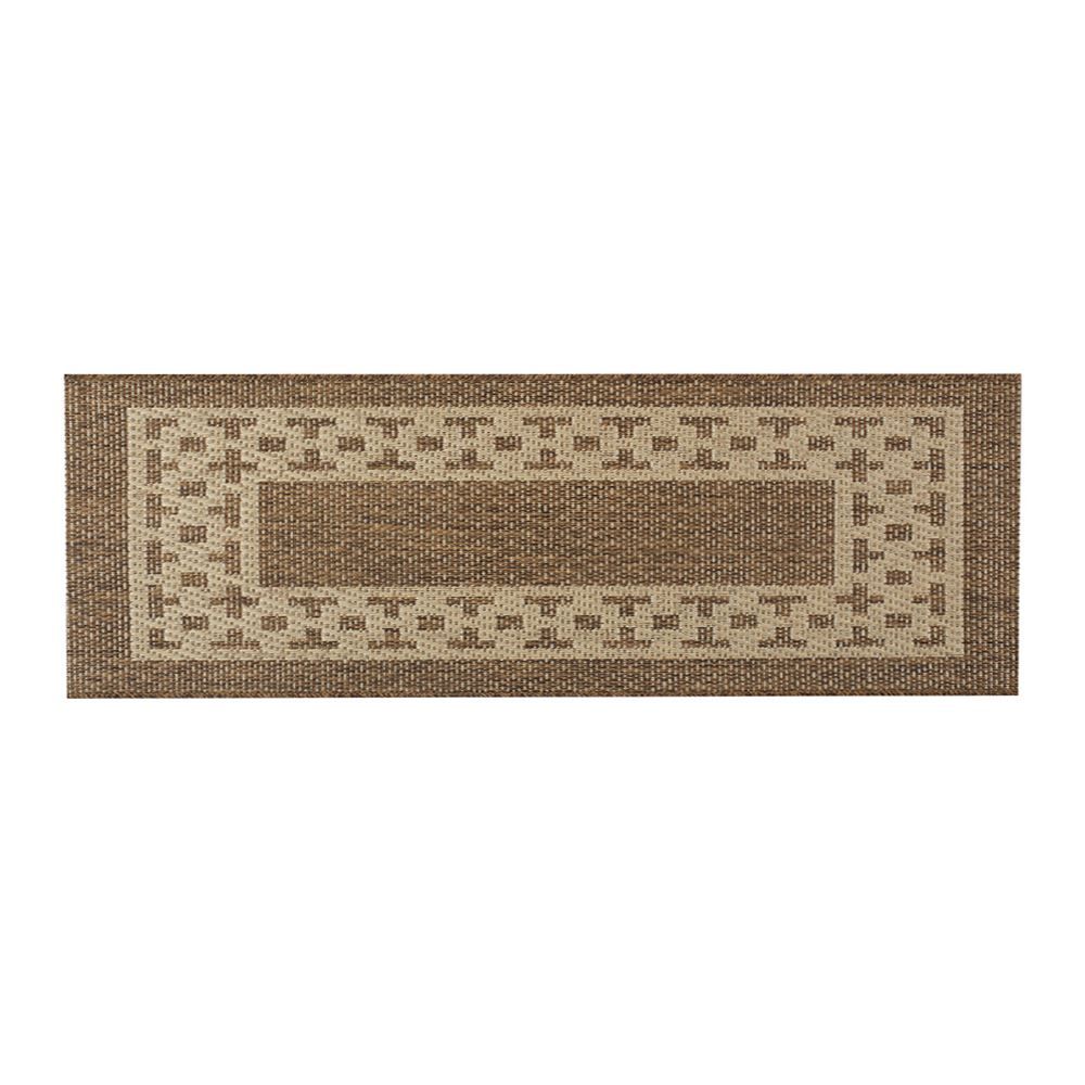 Tapete Passadeira Cancun 66X2,00M Sisal - Grega Marrom