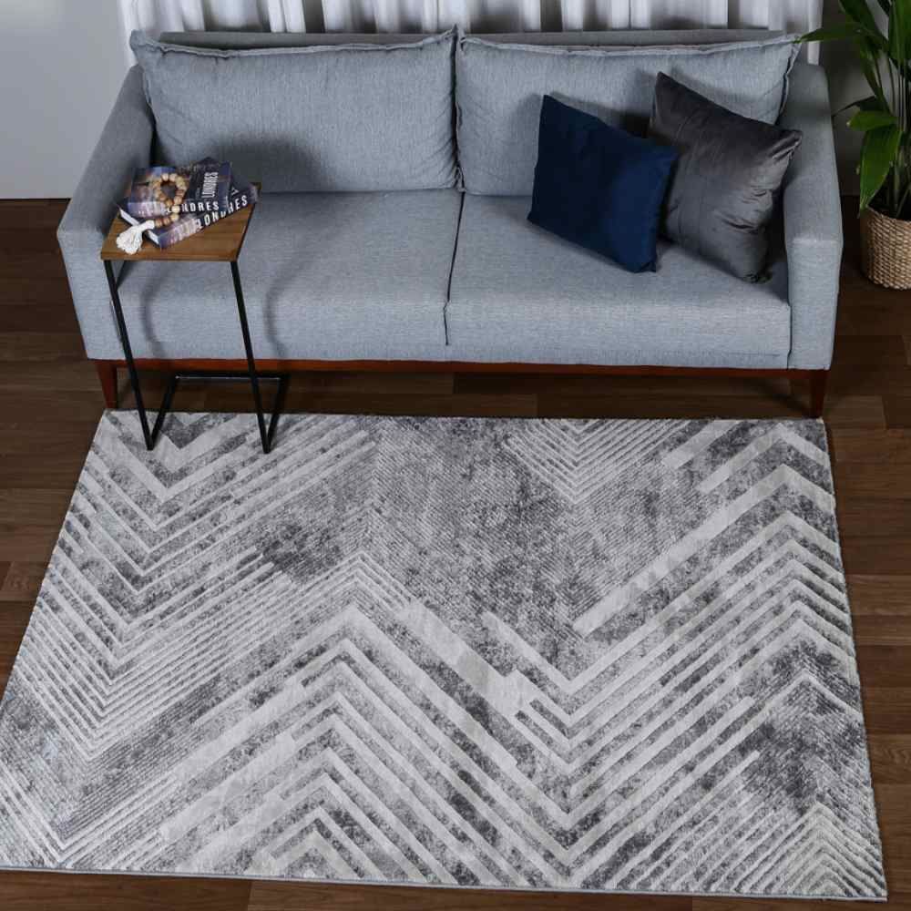 Tapete Platinium 1,40X2,00 M Havan Casa - Geo Cinza