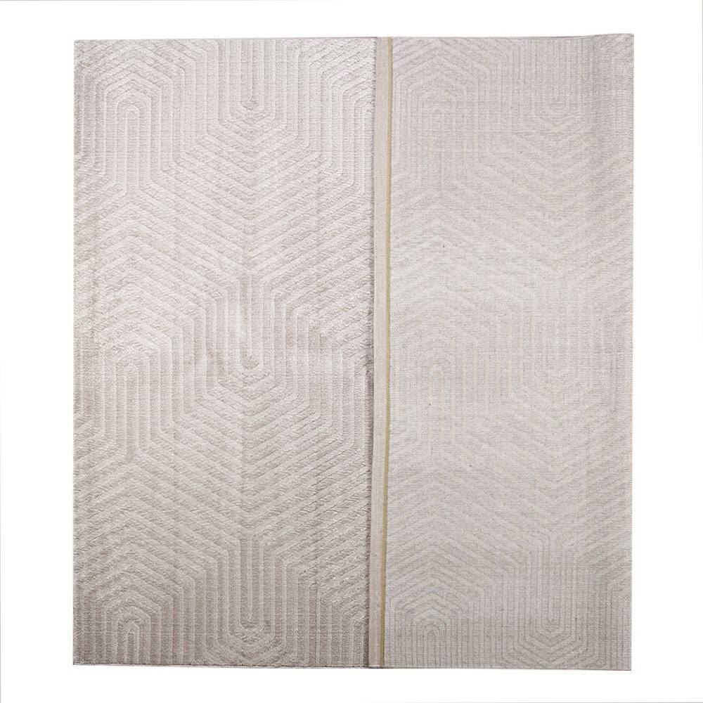 Tapete Quarto E Sala Platinium 2,00X2,50 Metros Havan Casa - Cinza E Bege