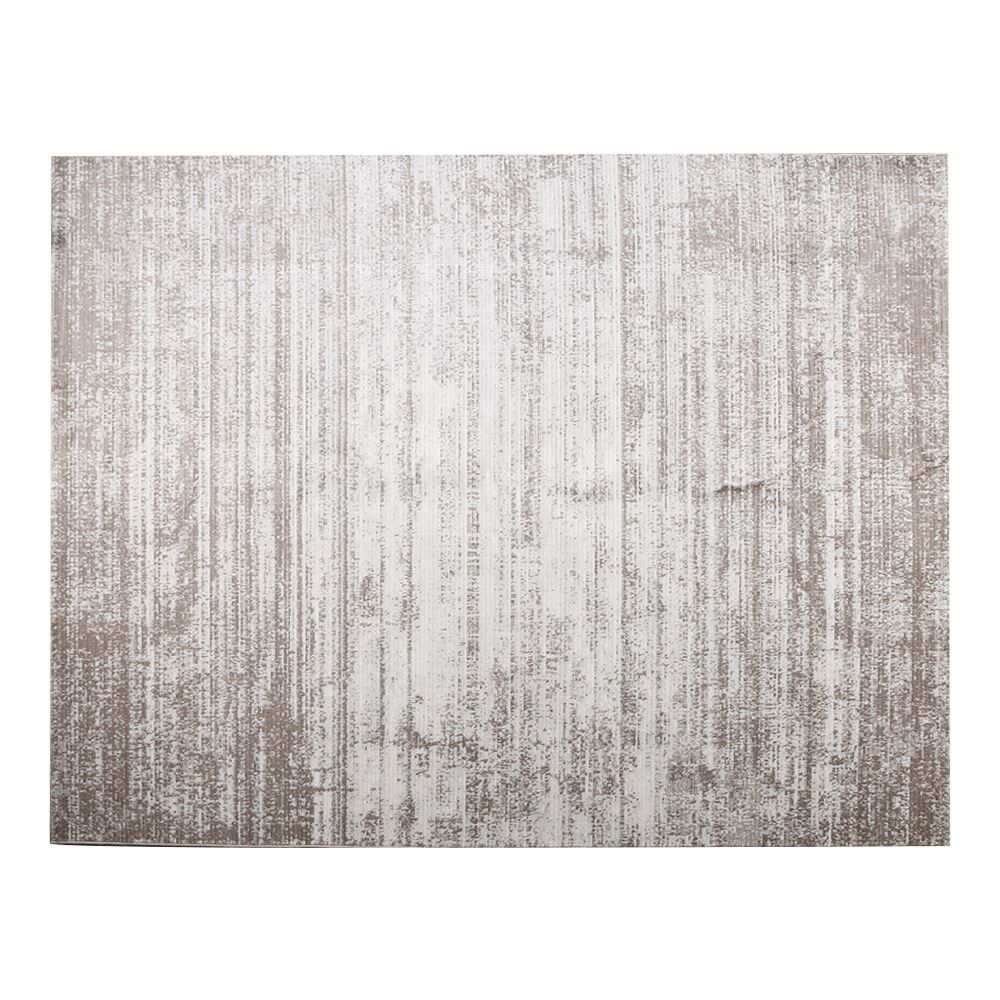 Tapete Para Quarto E Sala Platinium 2,00X2,50 Metros Havan Casa - Listras Cinza E Bege