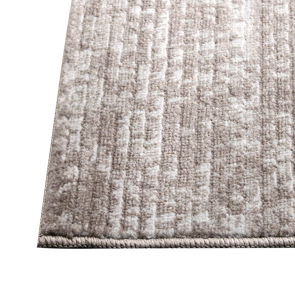 Tapete Para Quarto E Sala Platinium 2,00X2,50 Metros Havan Casa - Listras Cinza E Bege