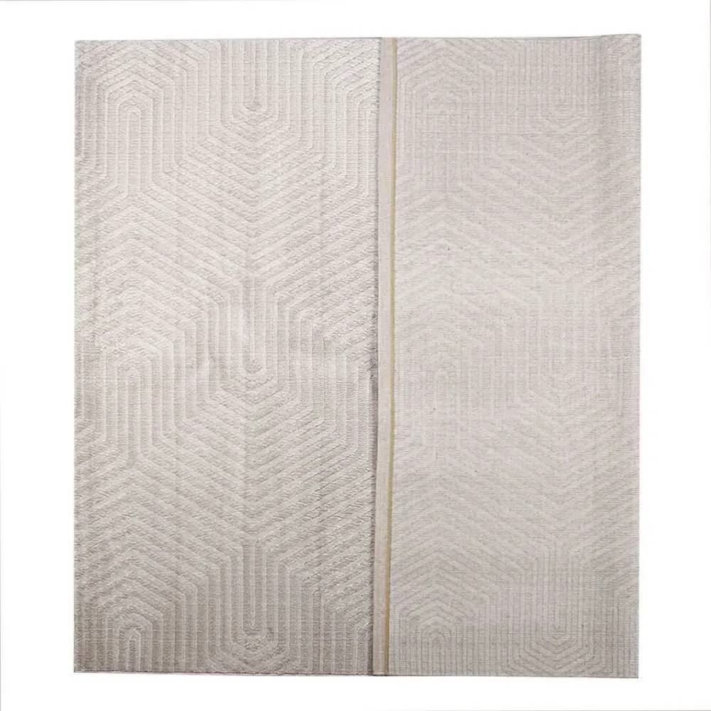 Tapete para Quarto e Sala 2,00X3,00 m Platinium Havan Casa - Cinza Com Bege