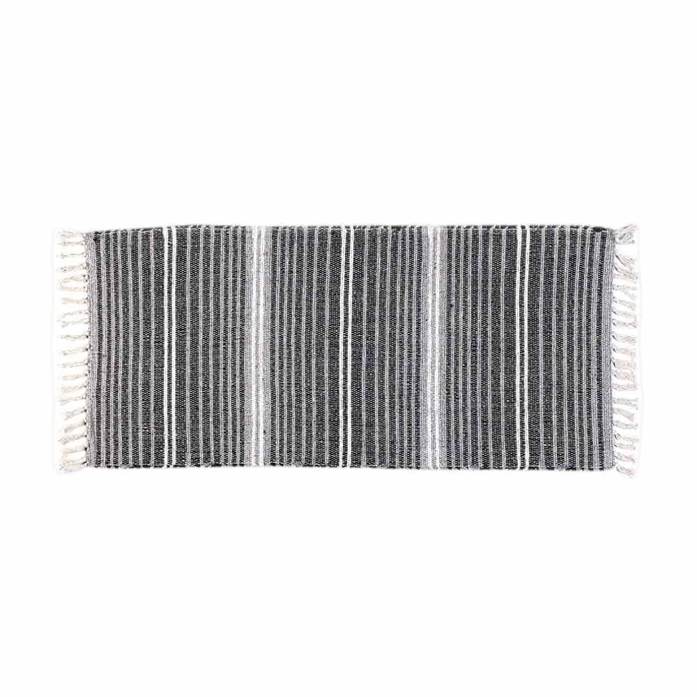 Tapete Para Quarto E Sala 50X70 Cm Ravi Havan Casa - Cinza listrado