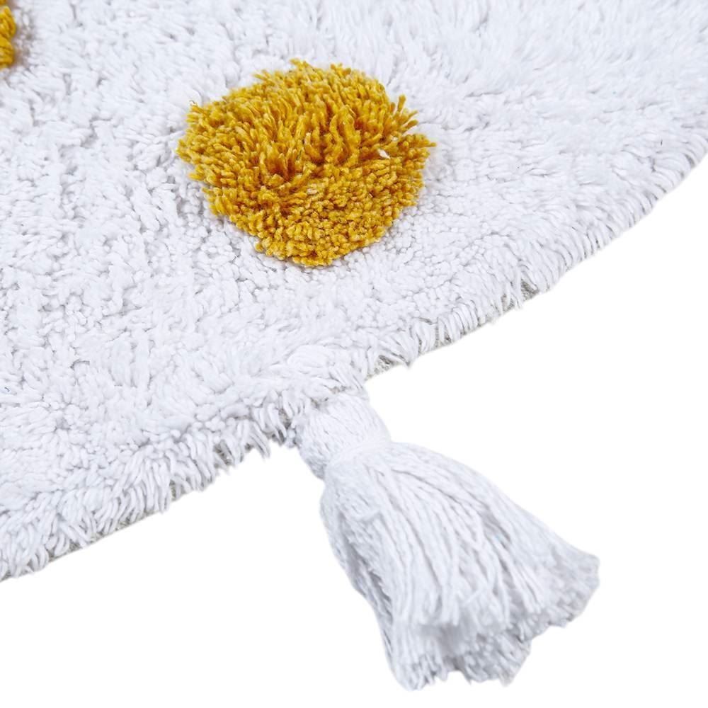 Tapete Redondo Infantil 1,10 M Poá Colorido Havan Casa - Off White Color