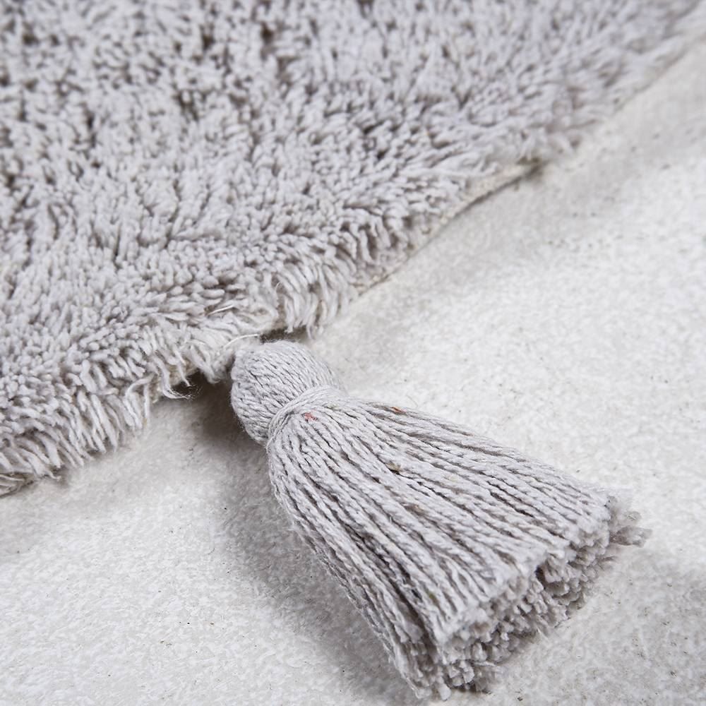 Tapete Redondo Infantil 110X110 Cm Poa Havan Casa - Cinza