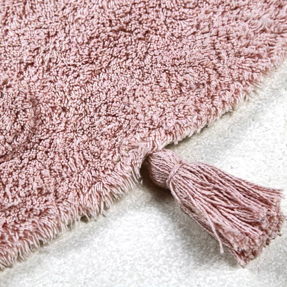 Tapete Redondo Infantil 110X110 Cm Poa Havan Casa - Rosa