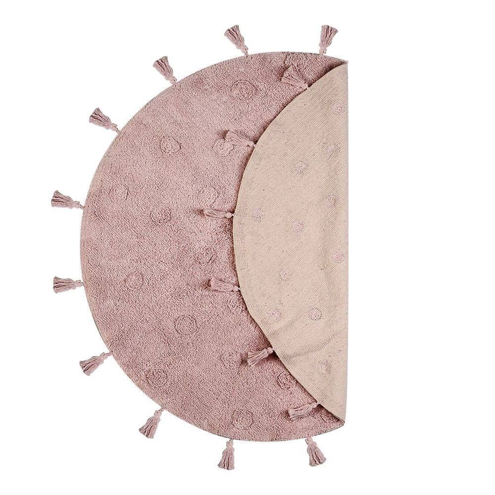 Tapete Redondo Infantil 150 Cm Poa Havan Casa - Rosa
