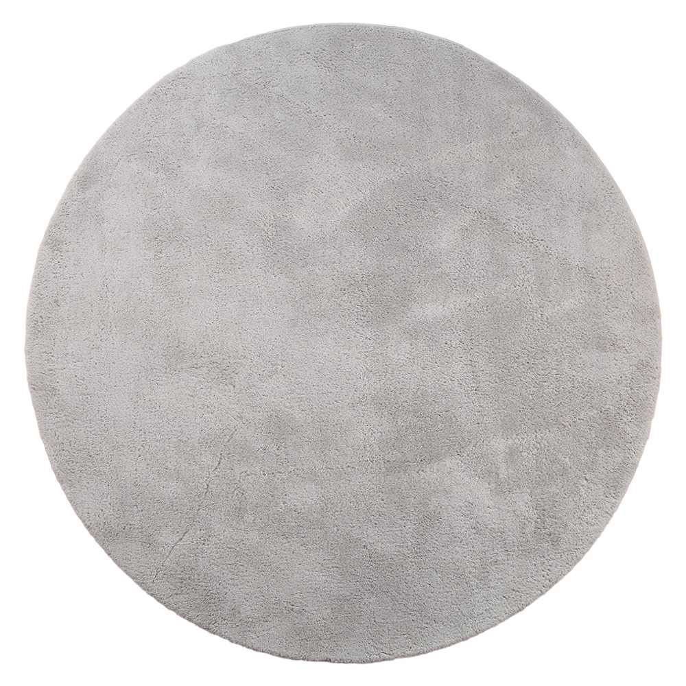 Tapete Redondo para Quarto e Sala 1,60X1,60M Classic Havan Casa - Cinza