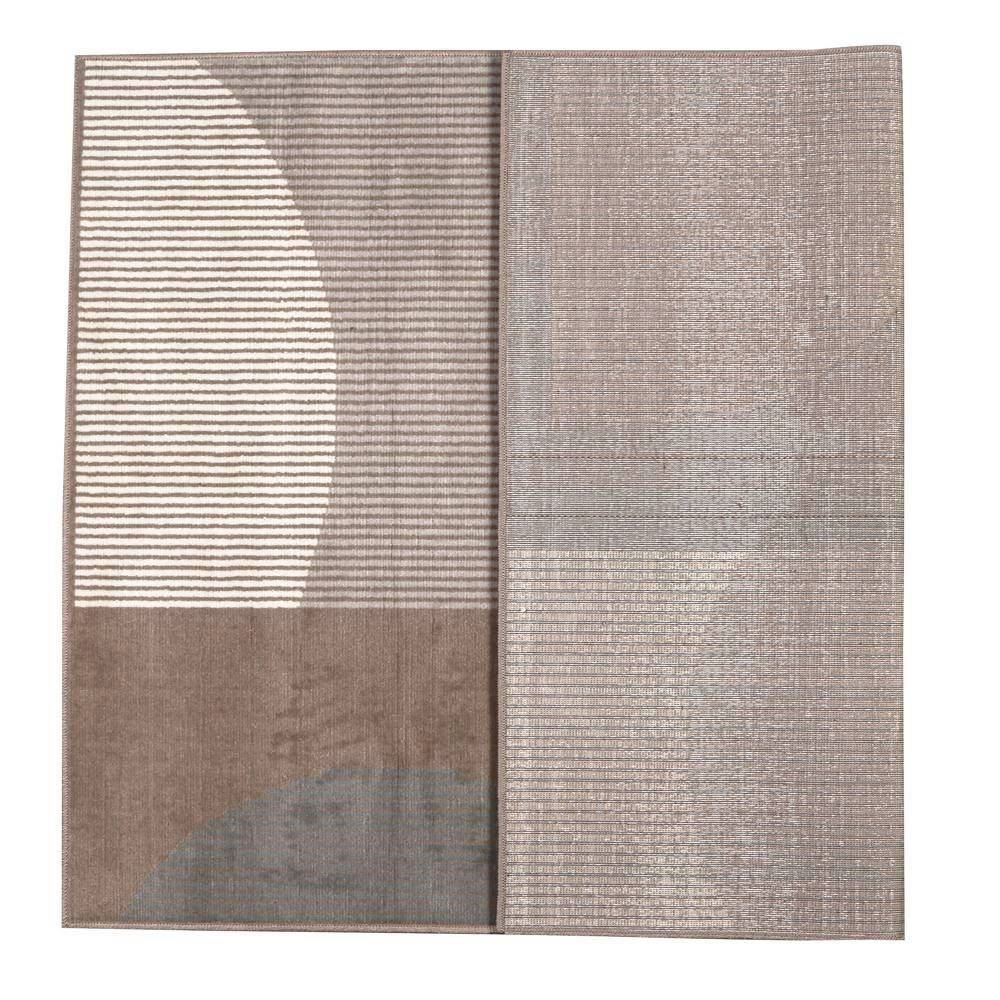 Tapete para Quarto Ou Sala 1,33X1,90 m Renaissance Havan Casa - Genova Taupe