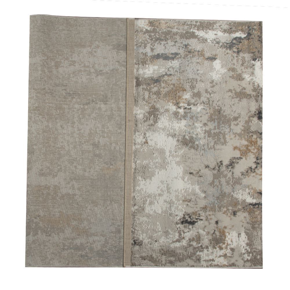 Tapete Para Quarto Ou Sala 1,40X2,00 M Shiraz Havan Casa - Bege E Cinza