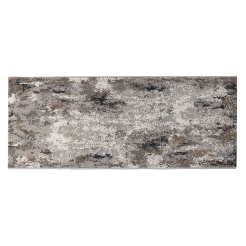 Tapete Passadeira Quarto e Sala Shiraz 67Cmx1,80 m Havan Casa - Bege E Cinza