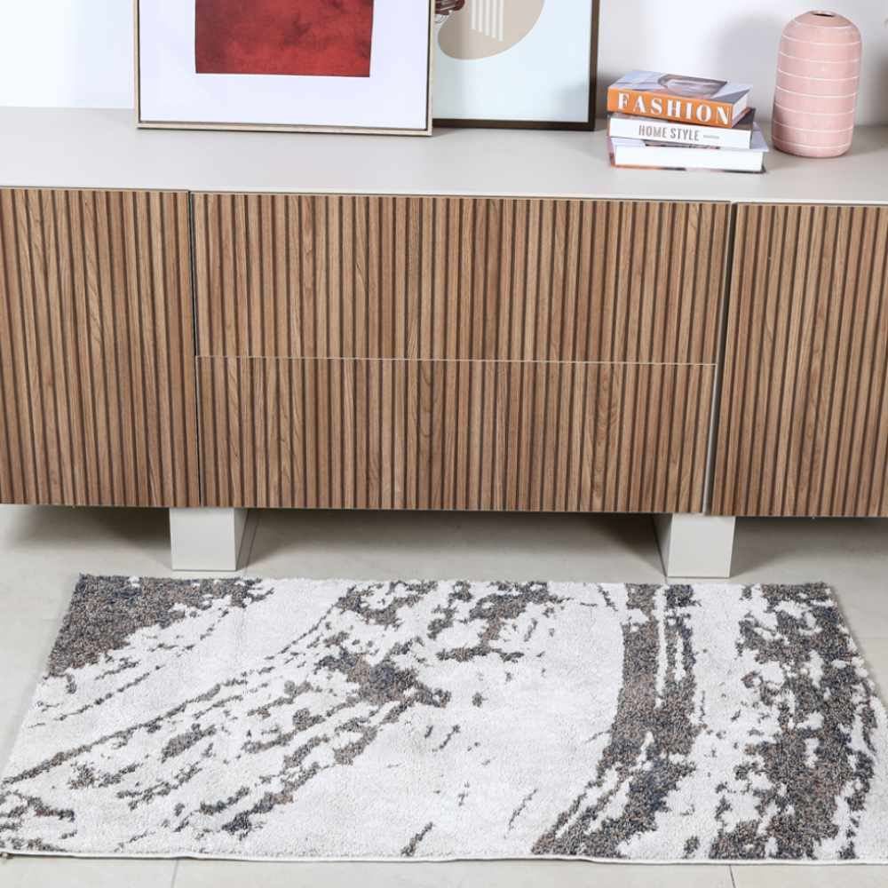 Tapete Tokyo 0,60X1,80 M Havan Casa - Off White e Azul