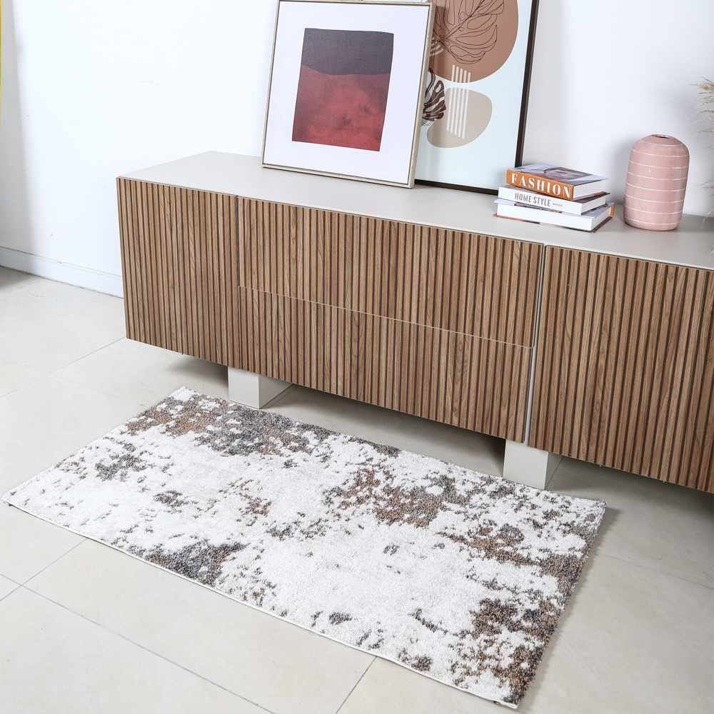 Tapete Tokyo 0,80X1,50 Havan Casa - Cinza e Bege