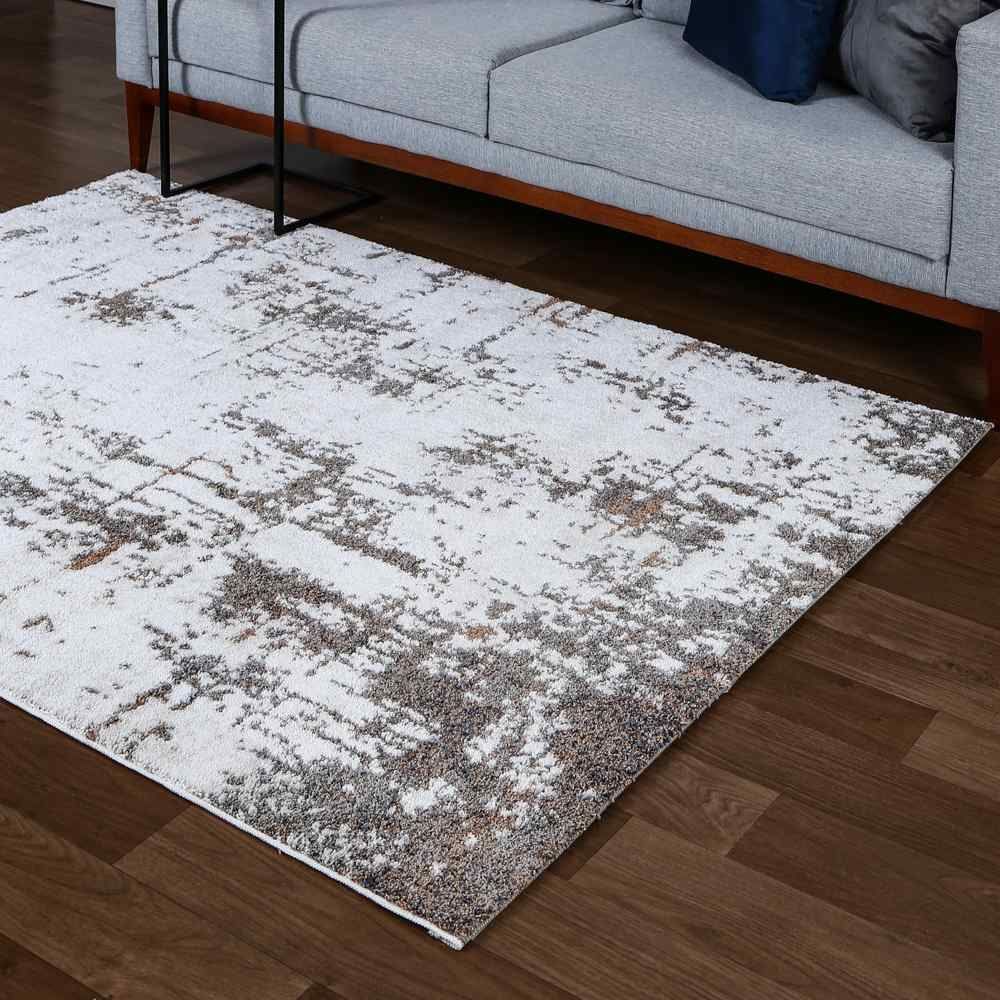 Tapete Para Sala Tokyo 1,40X2,00 M Havan Casa - Bege e Cinza