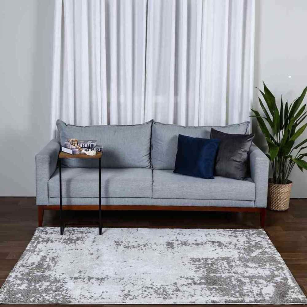 Tapete Para Sala Tokyo 2,40X3,00 M Havan Casa - Bege e Cinza 02