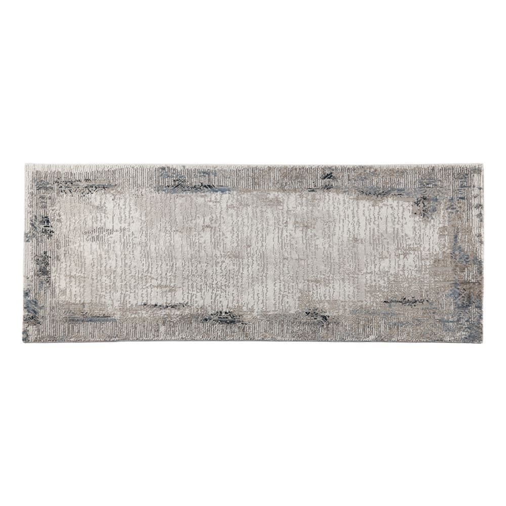 Tapete Passadeira Toscana 67Cmx1,80 m Havan Casa - Cinza E Azul