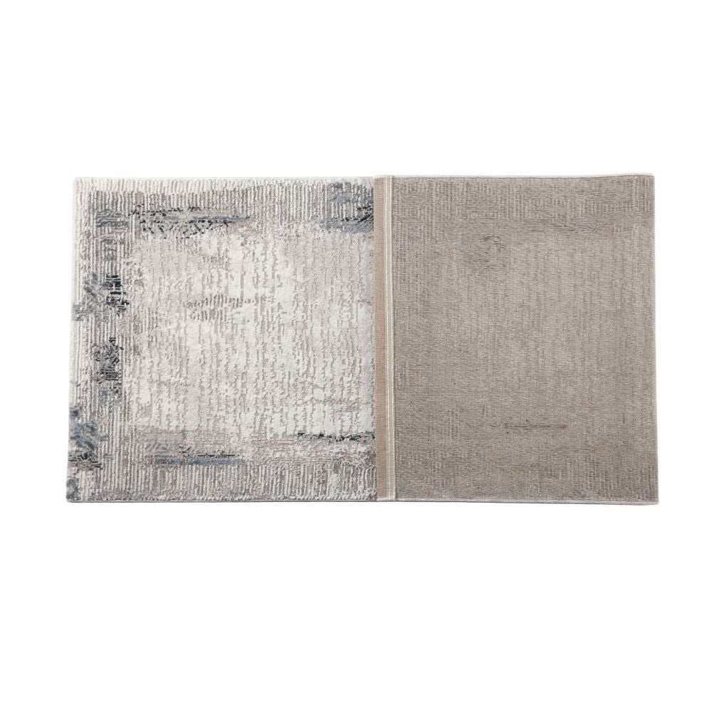 Tapete Passadeira Toscana 67Cmx1,80 m Havan Casa - Cinza E Azul