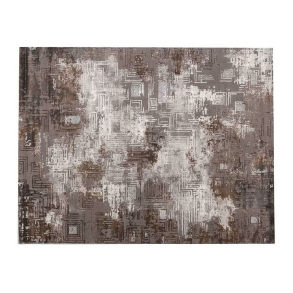 Tapete para Quarto e Sala 2,00X2,50 m Toscana Havan Casa - Cinza E Bege