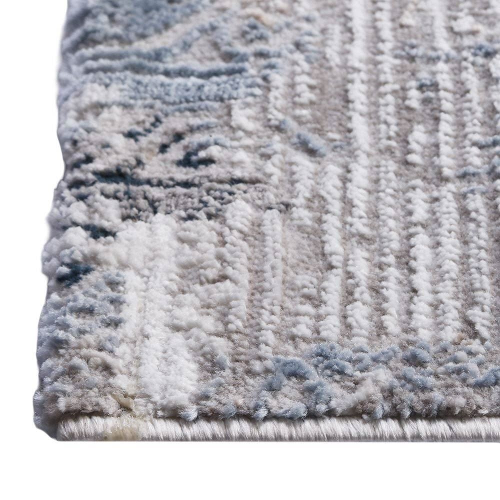 Tapete para Quarto e Sala 60Cmx1,00M Toscana Havan Casa - Cinza Azul